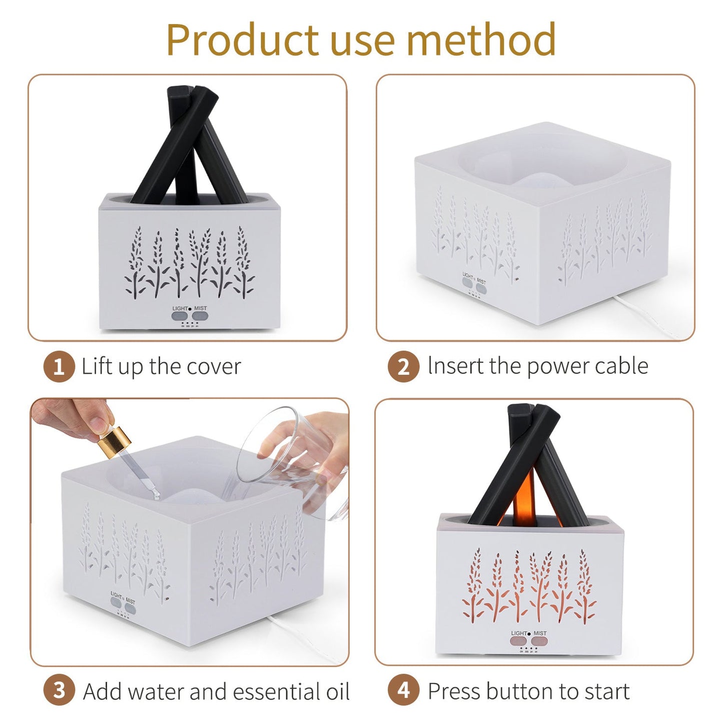 2-in-1 Desktop Lamp & Humidifier