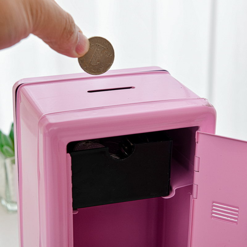 Metal Saving Box with Password & Key Lock