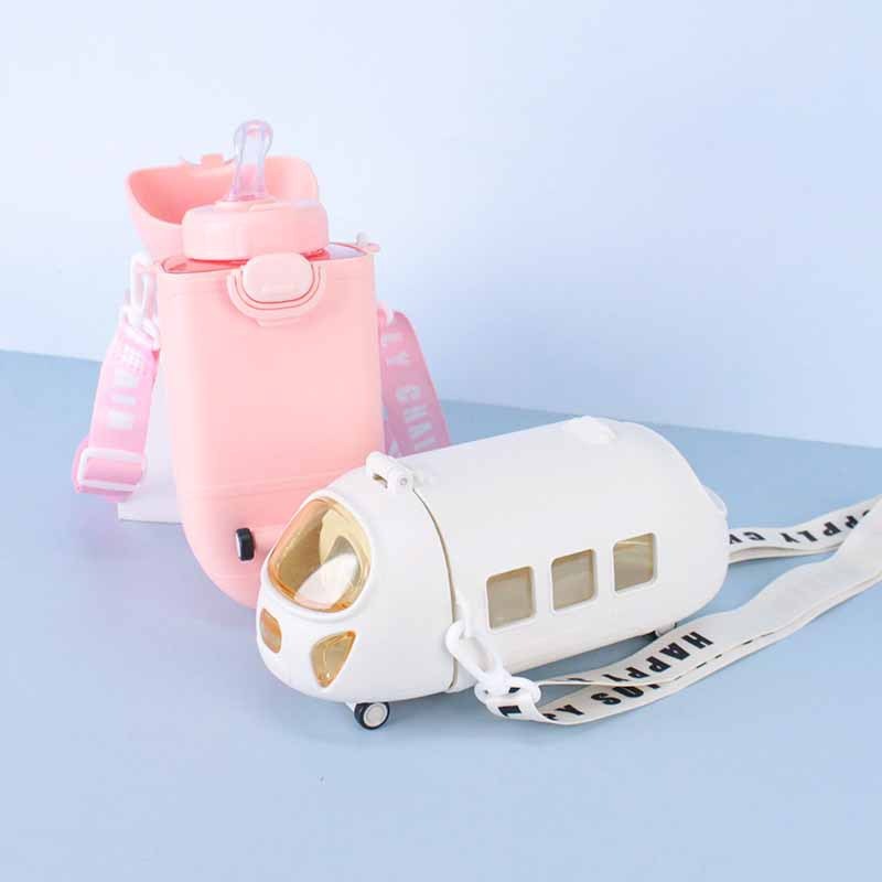 Cute Train Shape Travel Water Bottle