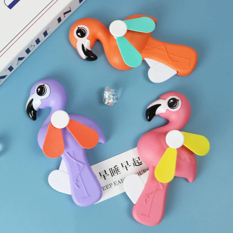 Flamingo Design Mini Hand Fan