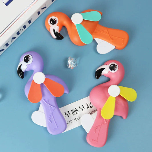 Flamingo Design Mini Hand Fan
