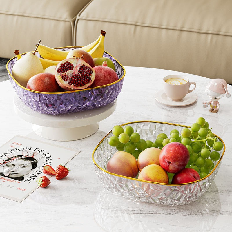 Crystal Acrylic Dining Plate