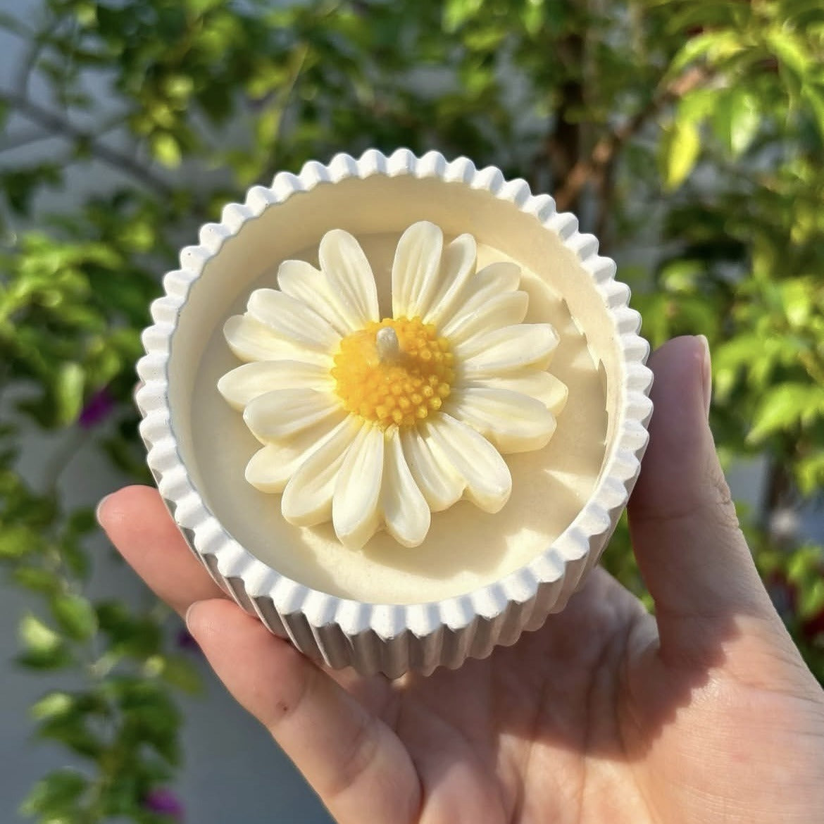 Flower Shape Scented Candel