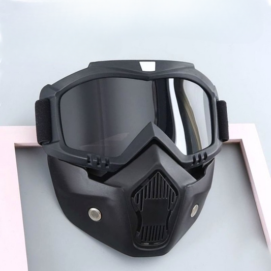 Full Face Protective Mask And Sand Splash Dust Goggles