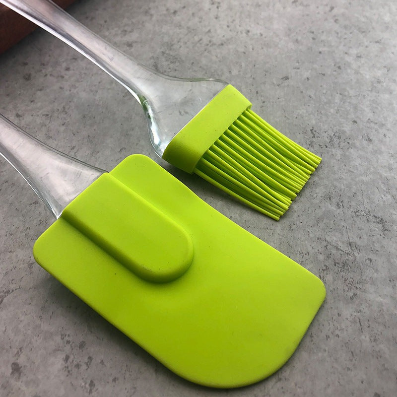 Silicone Spatula And Pastry Brush Set Large (Multicolour)