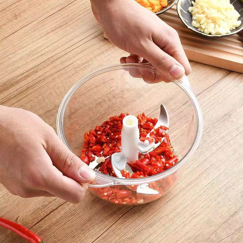 Multifunctional Manual Push Chopper 2-Liter