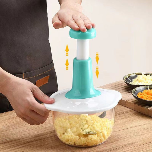 Multifunctional Manual Push Chopper 2-Liter