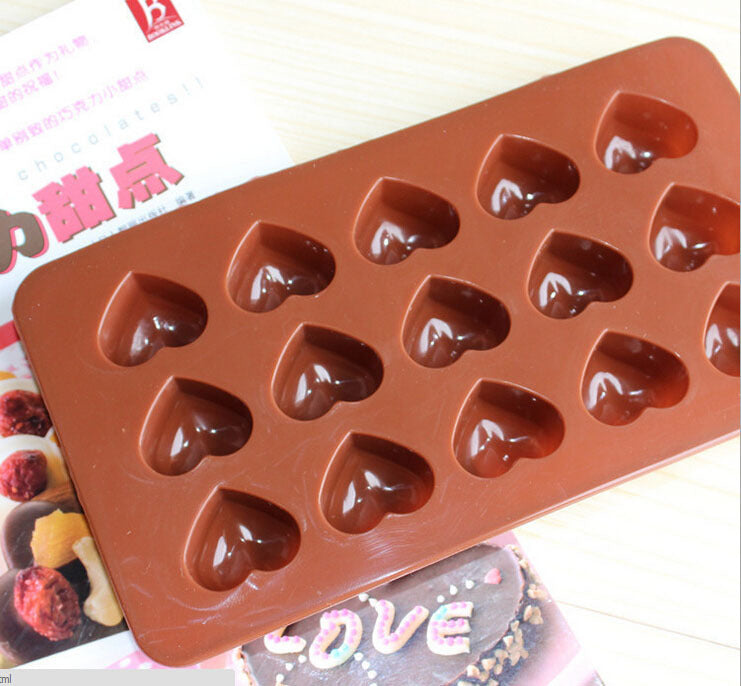 Heart Shaped Silicone Chocolate Mold