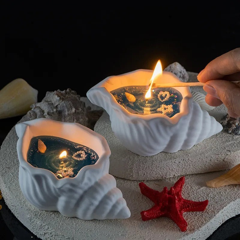 Shall Shape Sented Candel