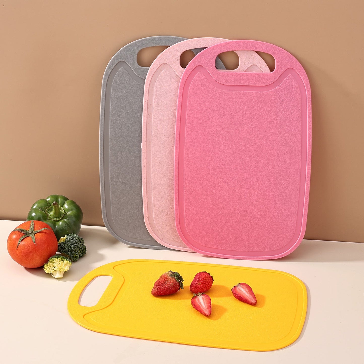 Nonslip Plastic Food Cutting Board