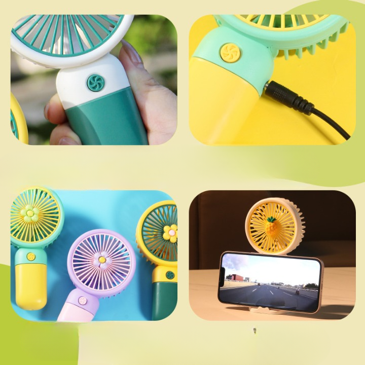 Multipurpose Mini Handheld USB Chargeable Fan