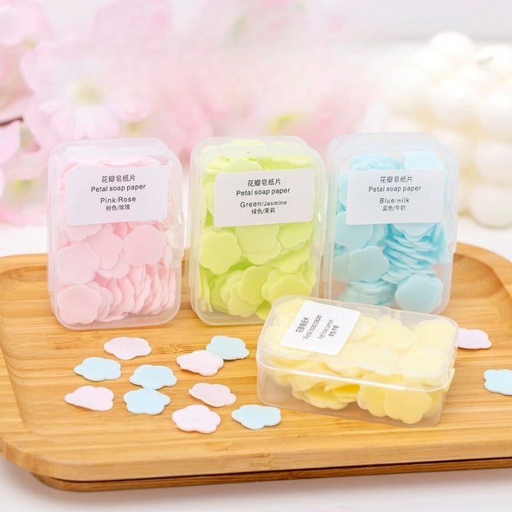 Portable Petal Paper Soap