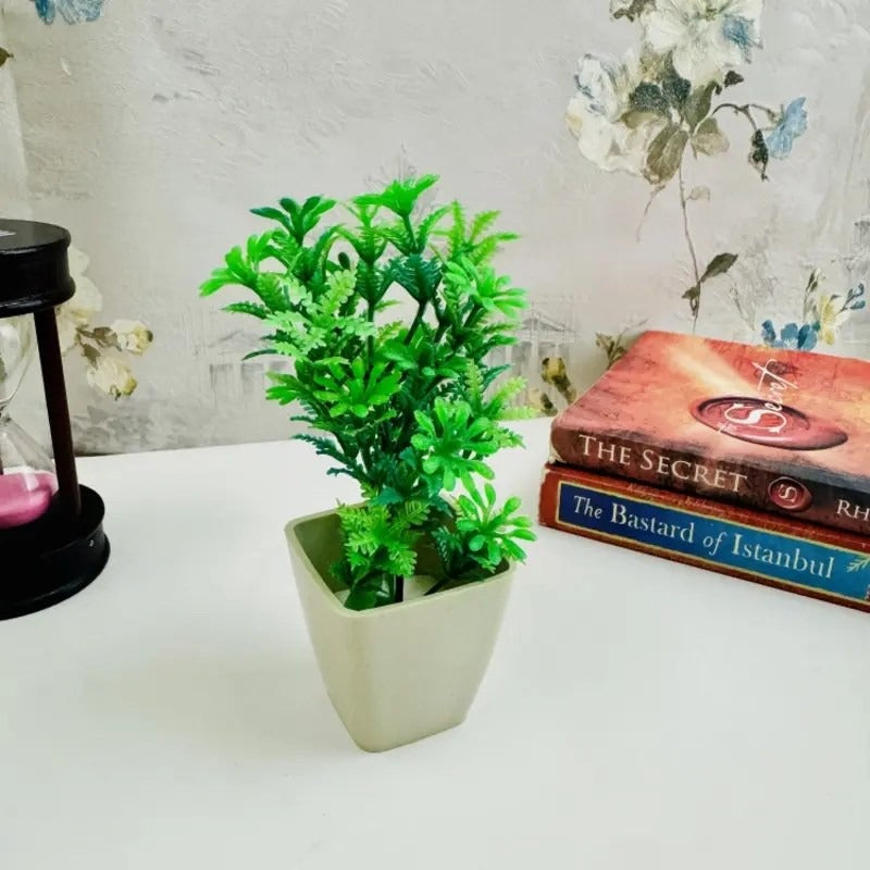 Artificial Flower for Decoration with Pot (Random Design)