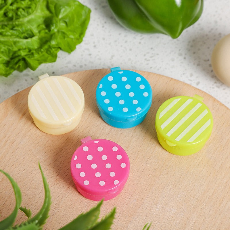 Pack of 4- Mini Portable Sauce Salad Seasoning  Bottles