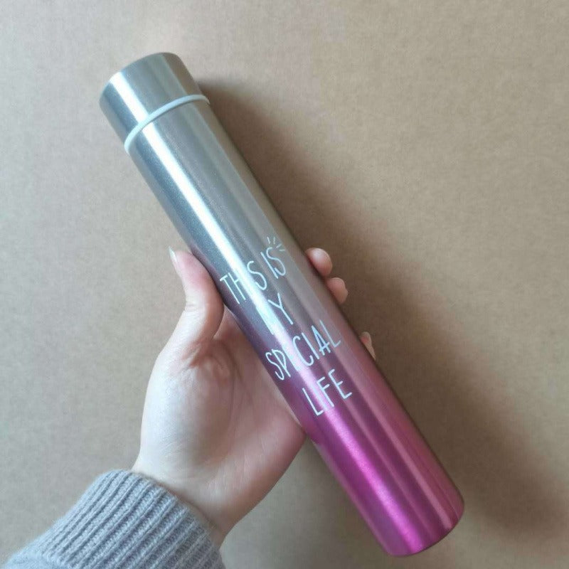Stainless Steel Vacuum Gradient Water Bottle