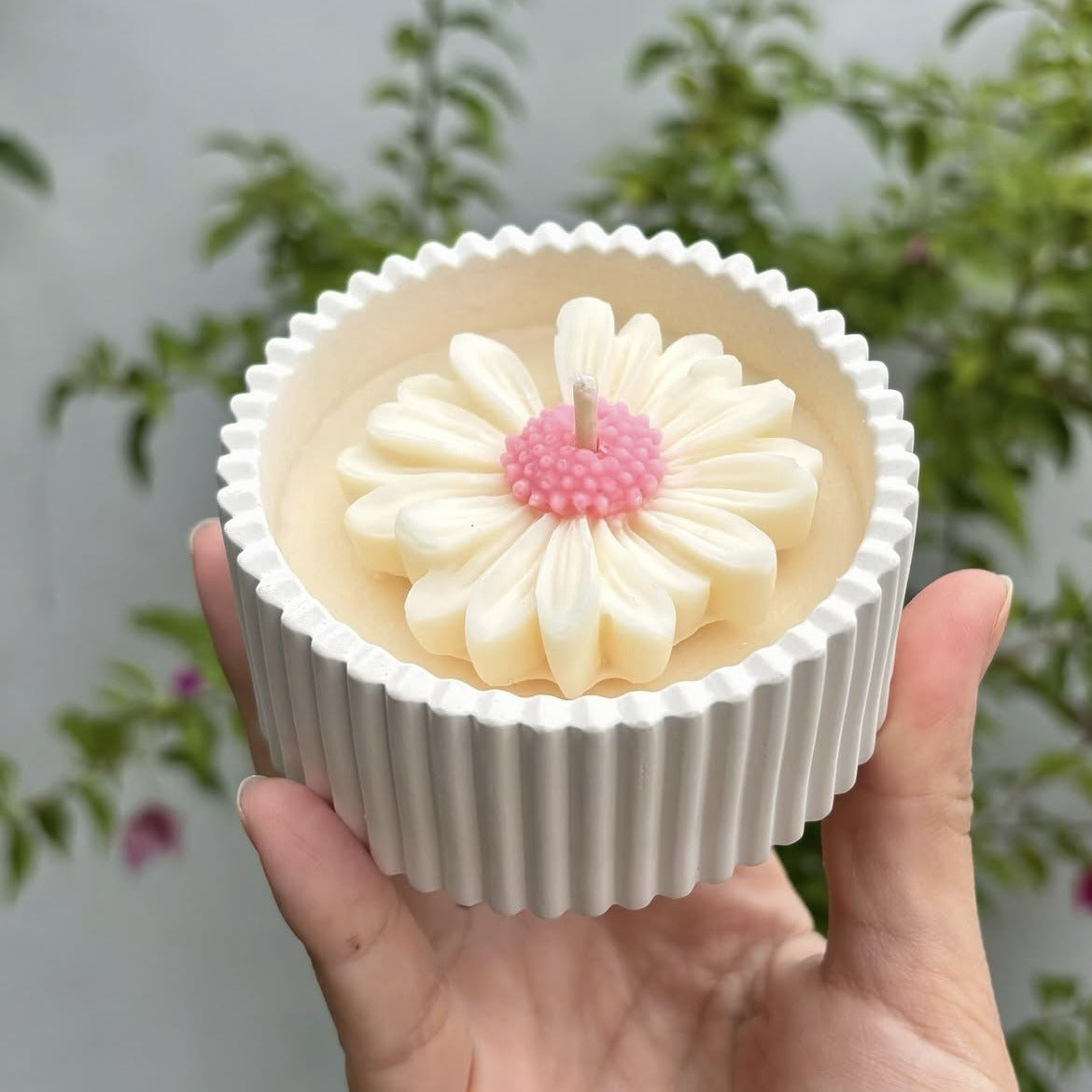 Flower Shape Scented Candel