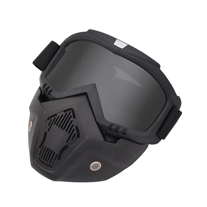 Full Face Protective Mask And Sand Splash Dust Goggles