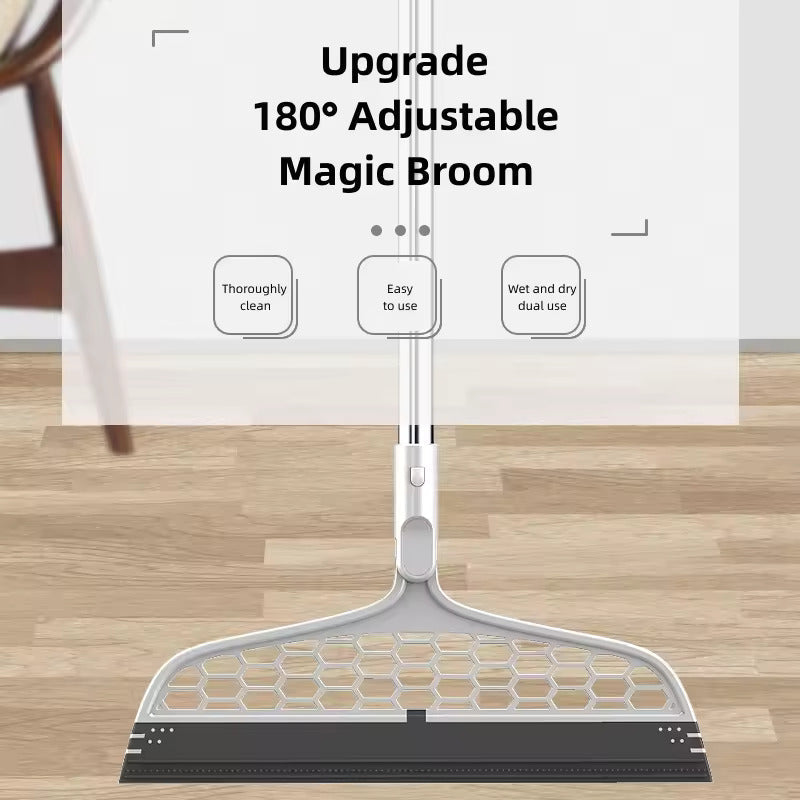 180° Adjustable Magic Rubber Broom