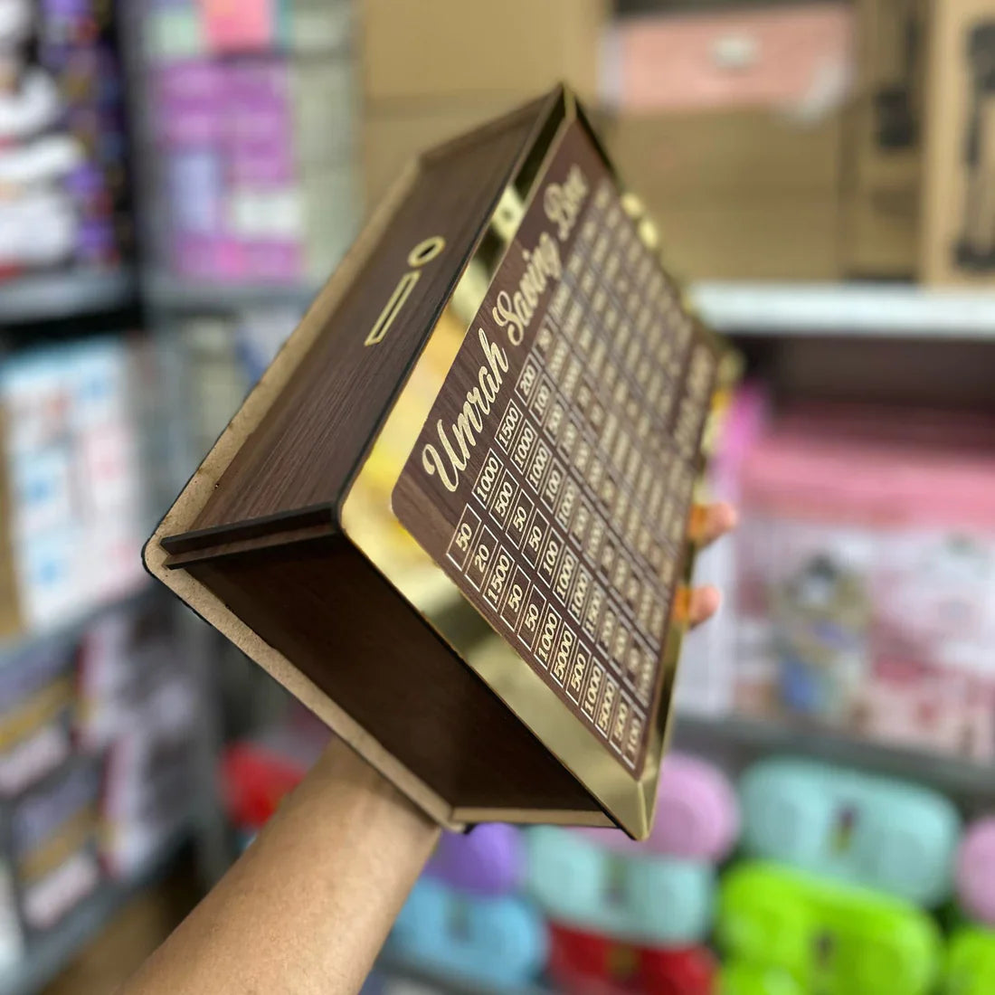 Wooden Umrah Saving Box