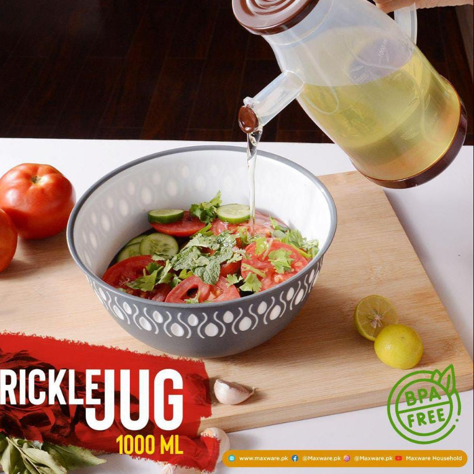 New High Quality Plastic Trickle Jug 1000ml.