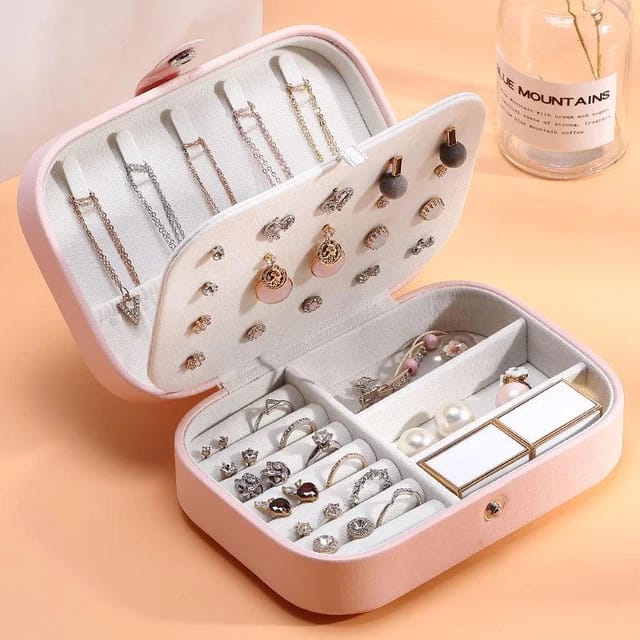 Stylish Portable Jewelry Organizer Box