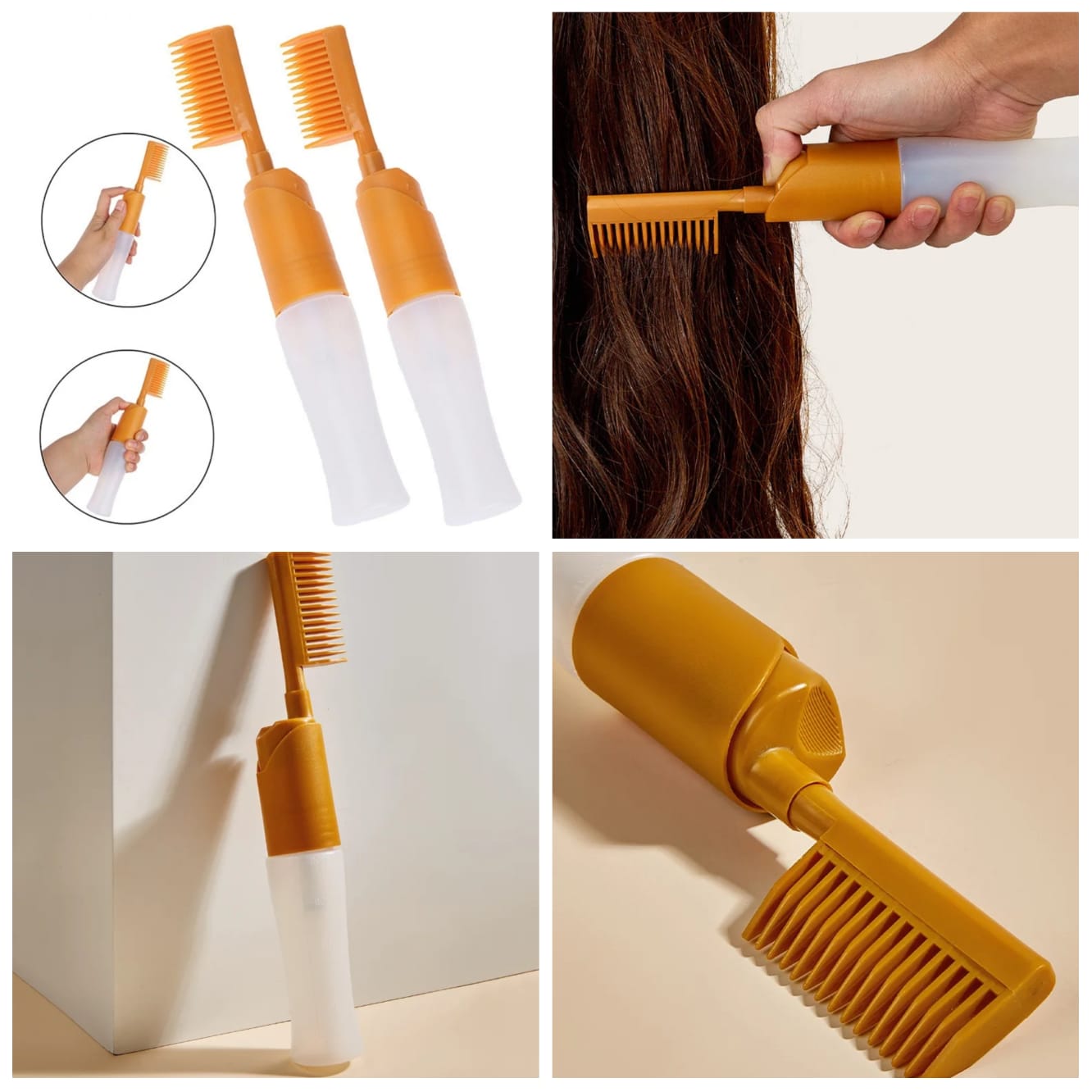 Professional Hair Oil Applicator Bottle