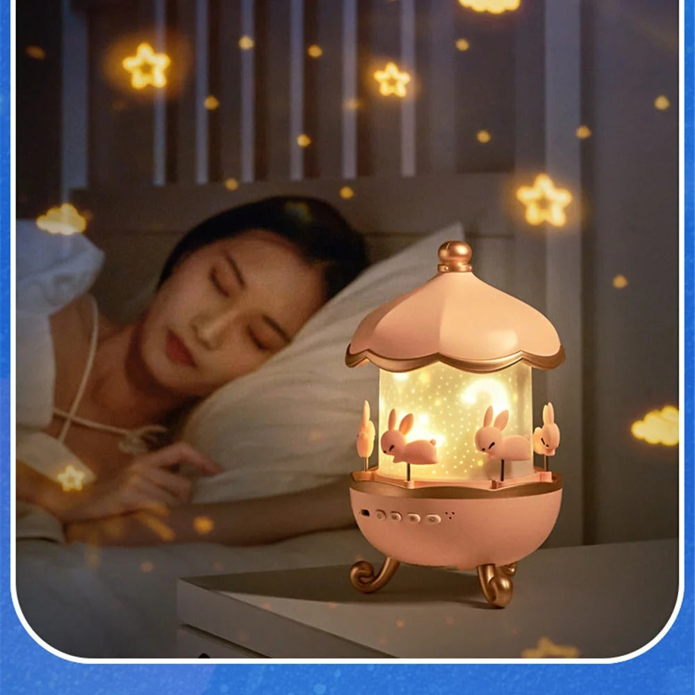 Rechargeable Rotating Creative Cartoon Projector