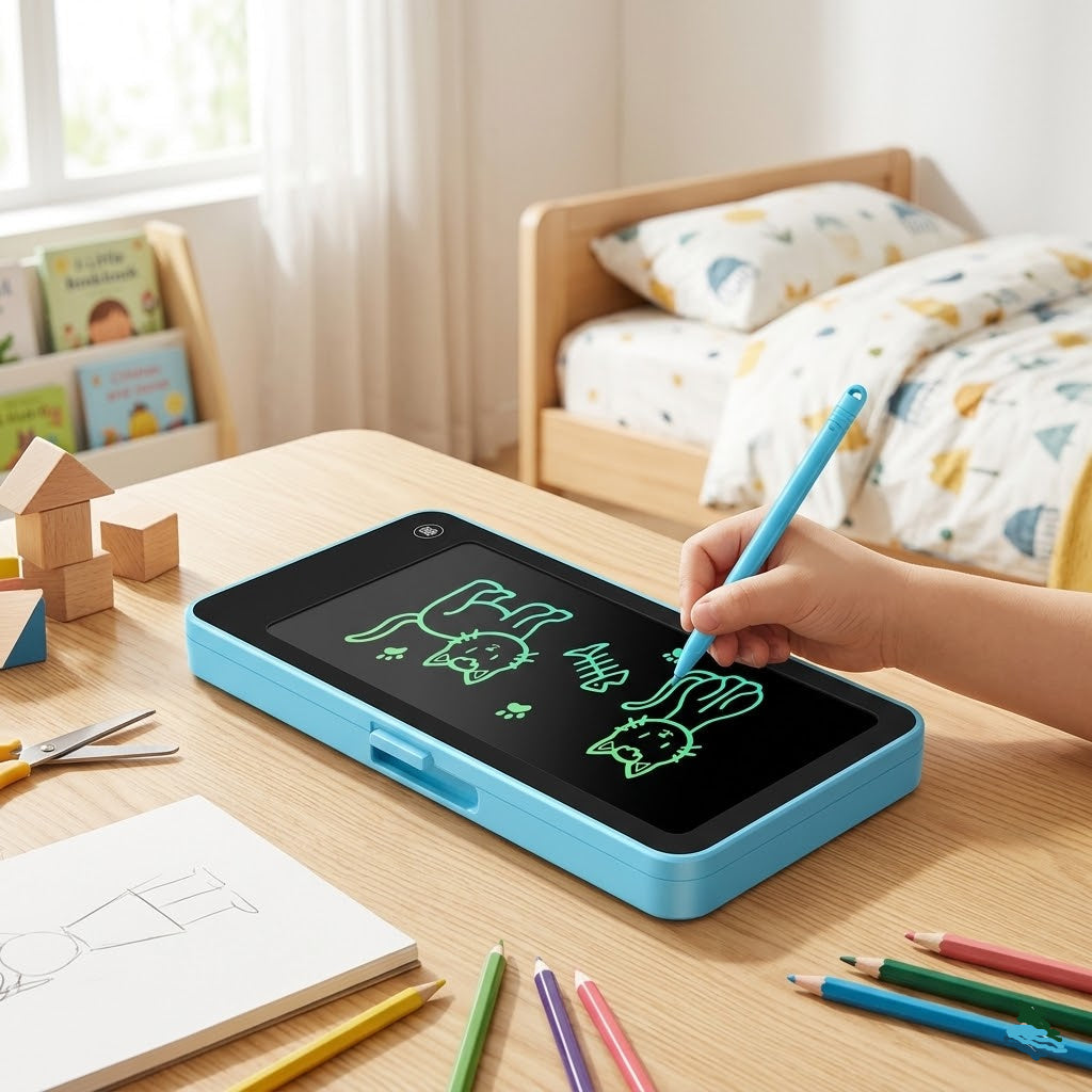 LCD Drawing Tablet with Pencil Box