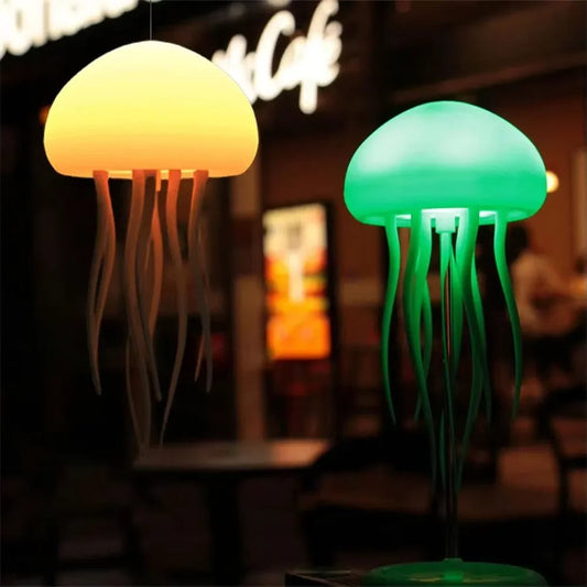 Rechargeable LED Jellyfish Night Lamp