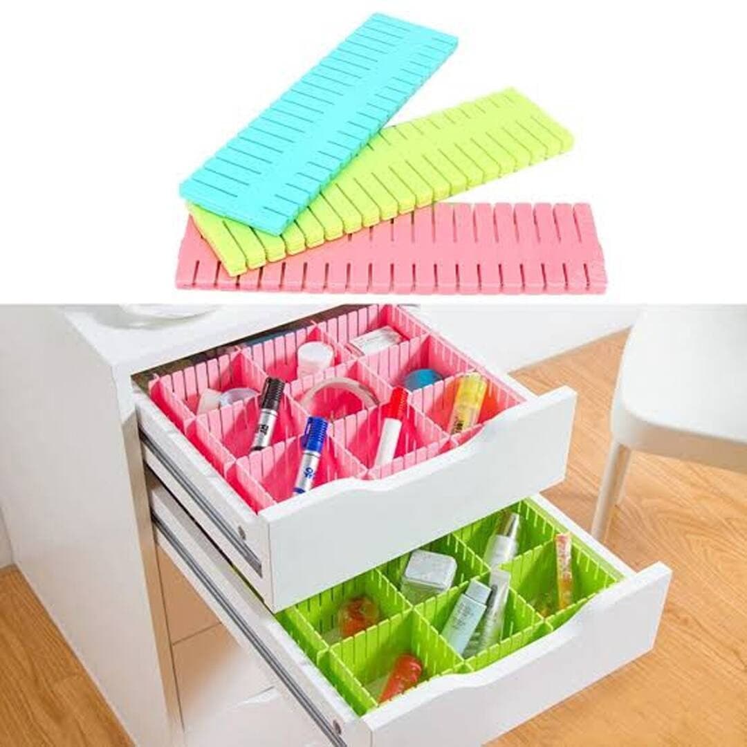 Adjustable & Interlocking Plastic Closet Drawer Dividers Organizers - Easy Wholesale