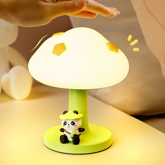 Rechargeable Cartoon Mushroom Lamp