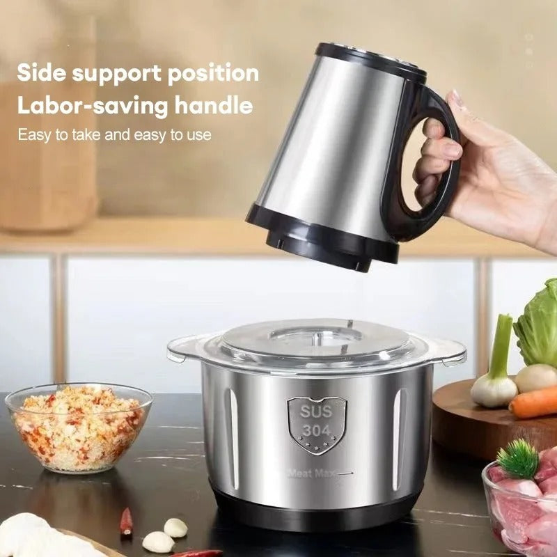 2-in-1 Food Processor & Electric Meat Grinder