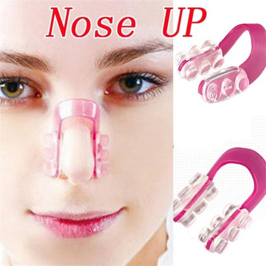 Pack Of 2 Silicone Nose Shaper Lift Up and Lifting Clip Kit Pink