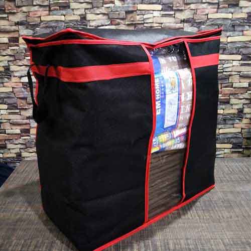 Black Storage Oraganizer Bag for Multipurpose Use - Easy Wholesale