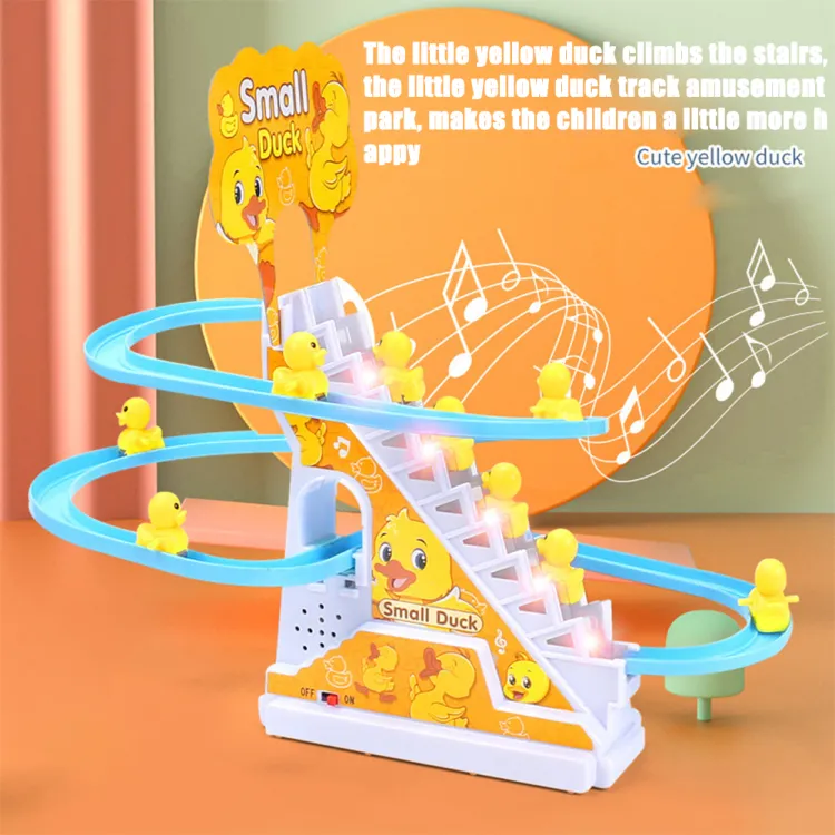 Cute Small Baby Duck Roller Coaster Toy