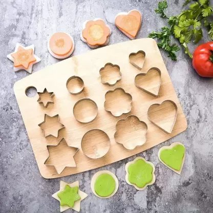 Cookie Cutters Shapes Baking Set12PCS Flower, Round, Heart, Star Shape. - Easy Wholesale