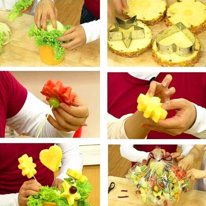 Cookie Cutters Shapes Baking Set12PCS Flower, Round, Heart, Star Shape. - Easy Wholesale
