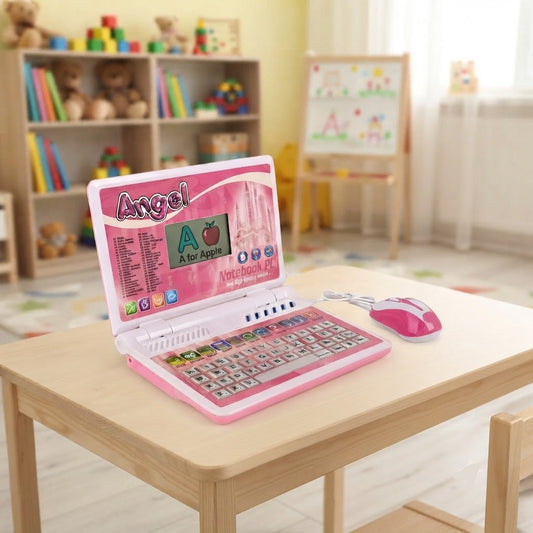 Educational and Learning Mode Kids Laptop (Cell Operated)