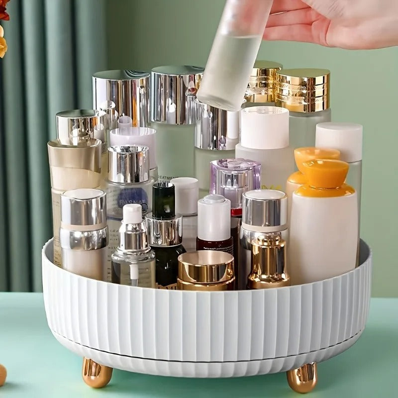 360 Rotatable Round Desktop Storage Tray