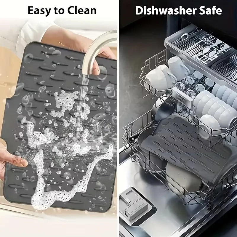 Anti Slip Silicone Dish Drying Mat