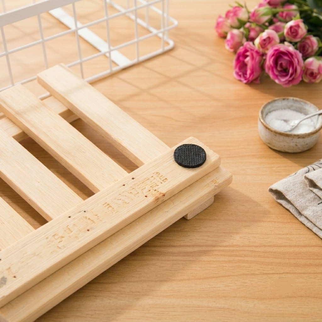 1PC Wooden Heat Resistant Table Mat