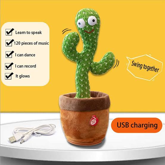 Dancing and Talking Cactus Toy for Kids - Easy Wholesale