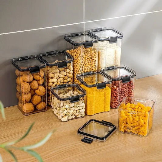 10pc Set - Plastic Storage Container Box