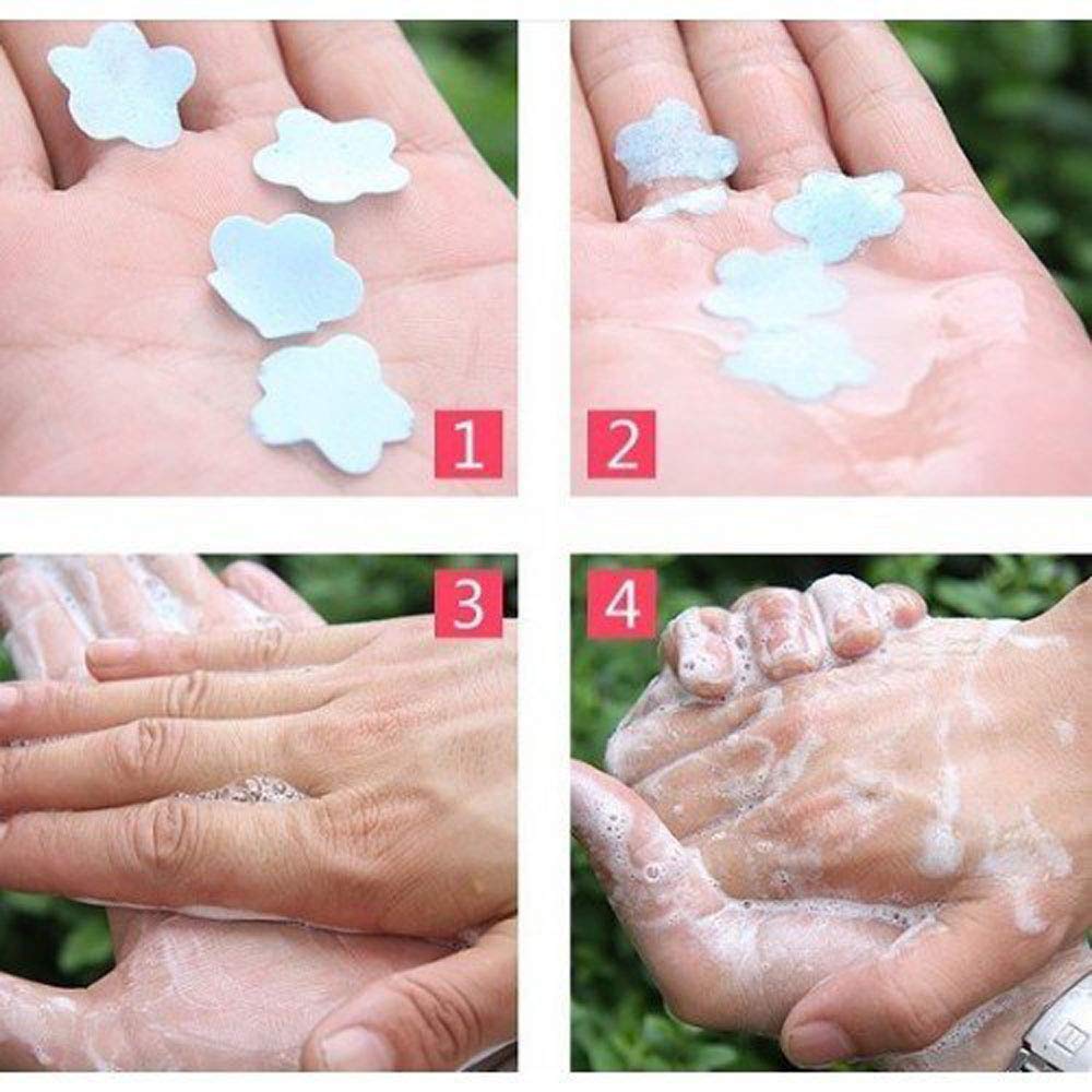 Disposable Flower Paper Soap For Travel Almost 100 - Easy Wholesale