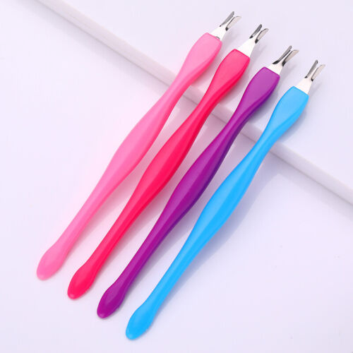 Pack Of 2 - Stainless Steel Dead Skin Remove Fork Nail Art Remover.