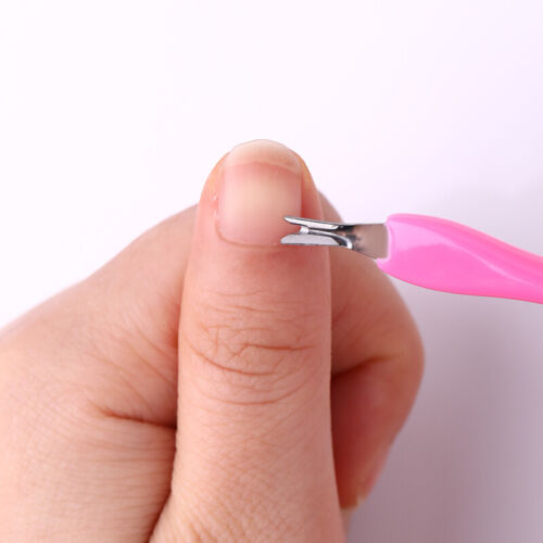 Pack Of 2 - Stainless Steel Dead Skin Remove Fork Nail Art Remover.