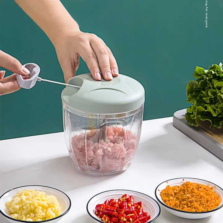 Multifunction Portable Hand-pull Manual Chopper Masher