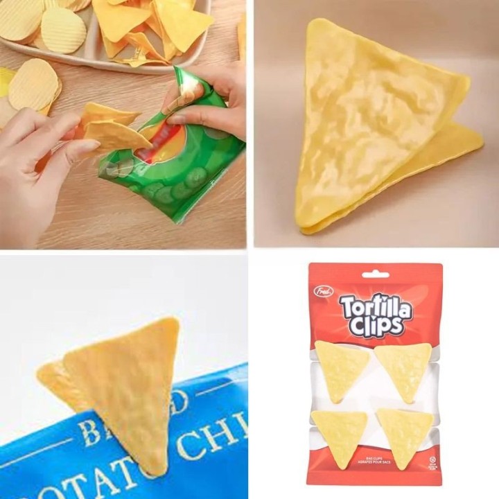 4Pcs Tortilla Food Bag Clips