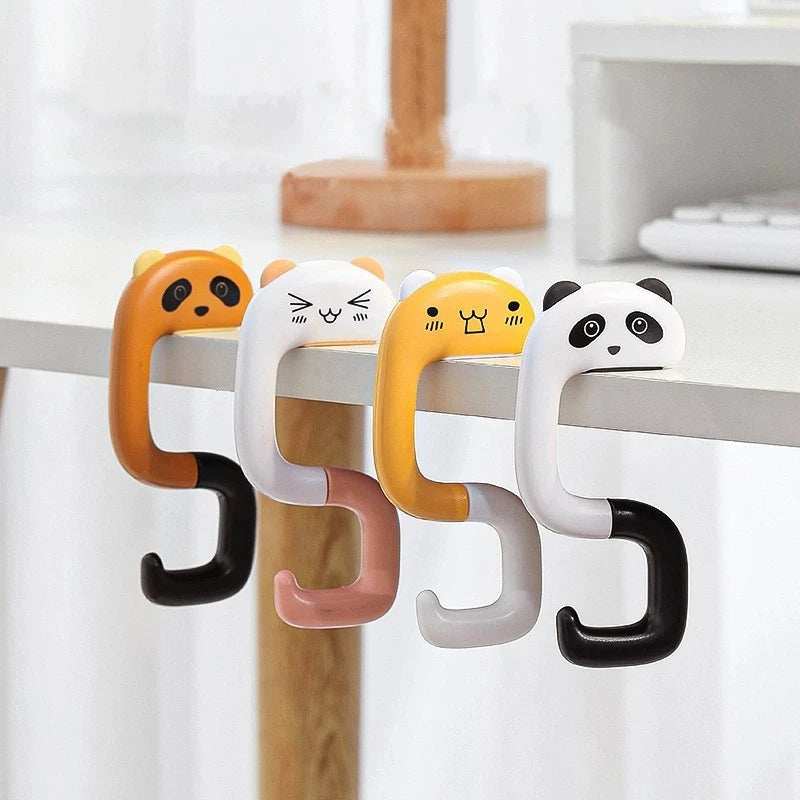 1Pc Cartoon Shape Portable Bag Hook