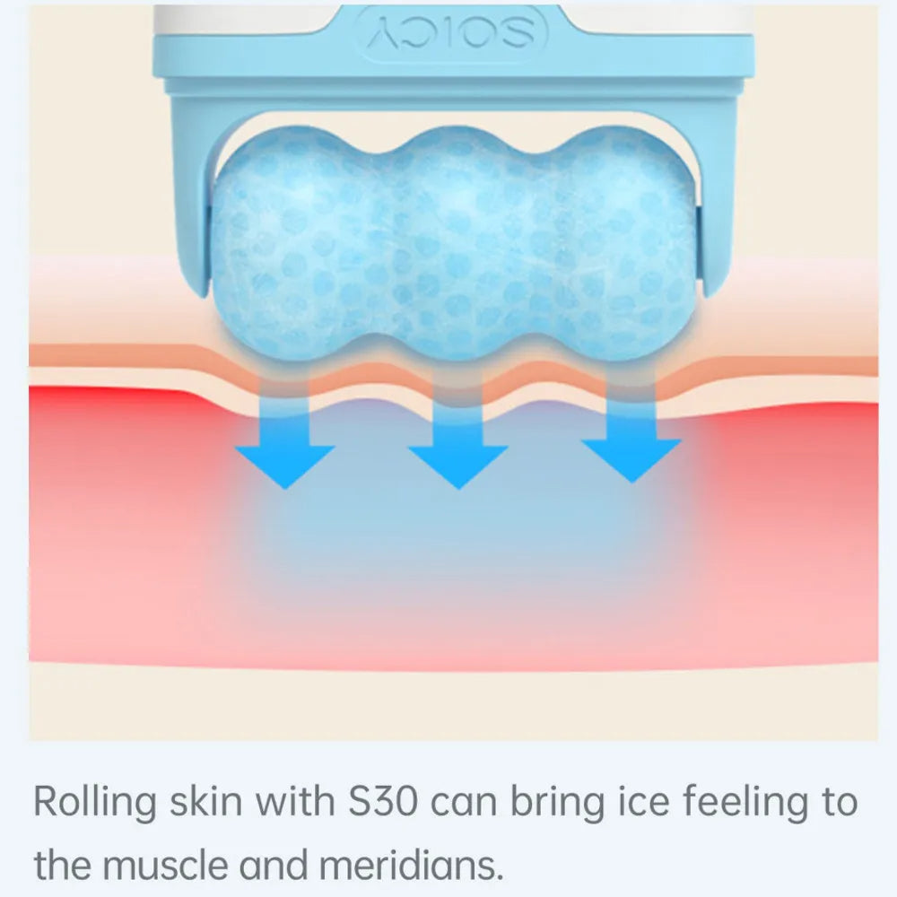 2 in 1 Ice Roller Facial Massager